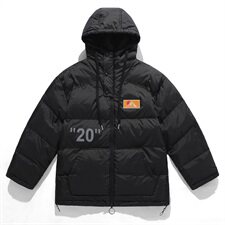 2020冬装新款平铺连帽保暖棉衣男潮宽松百搭外套A436-W898，男装棉衣，电商A436