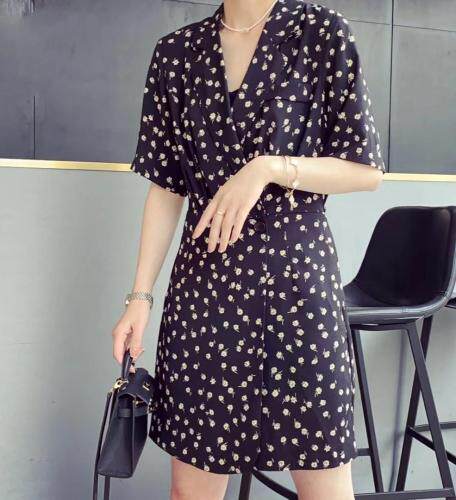 现货：夏季新款连体短裤，女装，花之妖影