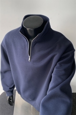 品质加绒奥粒绒重磅boxy500克短宽套头圆领男RH5320JR-P52，男装卫衣，星座610B-1