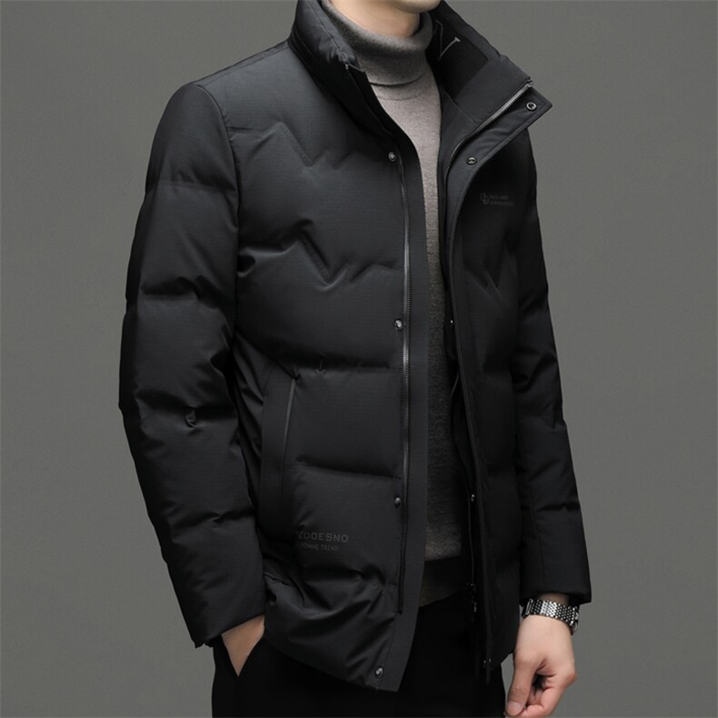 DF22621钱塘2020-2冬季厚款商务休闲简约百搭中年男士羽绒服P290,男装羽绒服,钱塘207-2