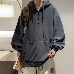 美式复古卫衣280克摇粒绒连帽做旧高街hiphop外套M101P38图片