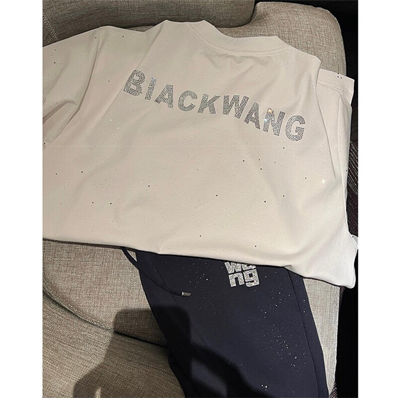 25春夏定制闪粉工艺奥钻液氨棉吸睛时尚短袖T恤男士GBL7195P43,男装T恤,电商A089-1