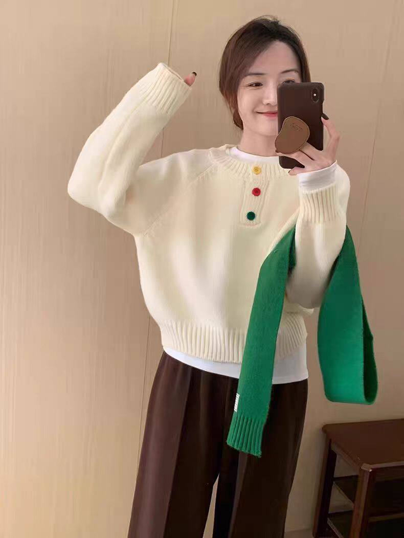 2025年秋季时尚百搭通勤简约休闲长袖开衫，女装针织衫/毛衣，锦瑟羊绒