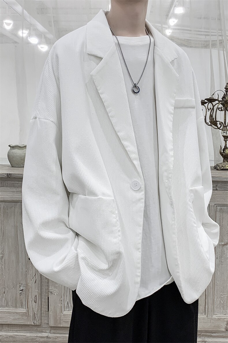 秋装现货港风宽松衬衫休闲西服外套男生帅气西装D201-DM09-P65,男装西服套装,电商D321-1