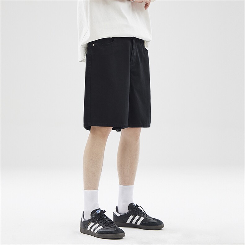 夏季潮流直筒牛仔短裤宽松休闲五分裤A161-D2203-P43控58元,男装牛仔裤,电商A161
