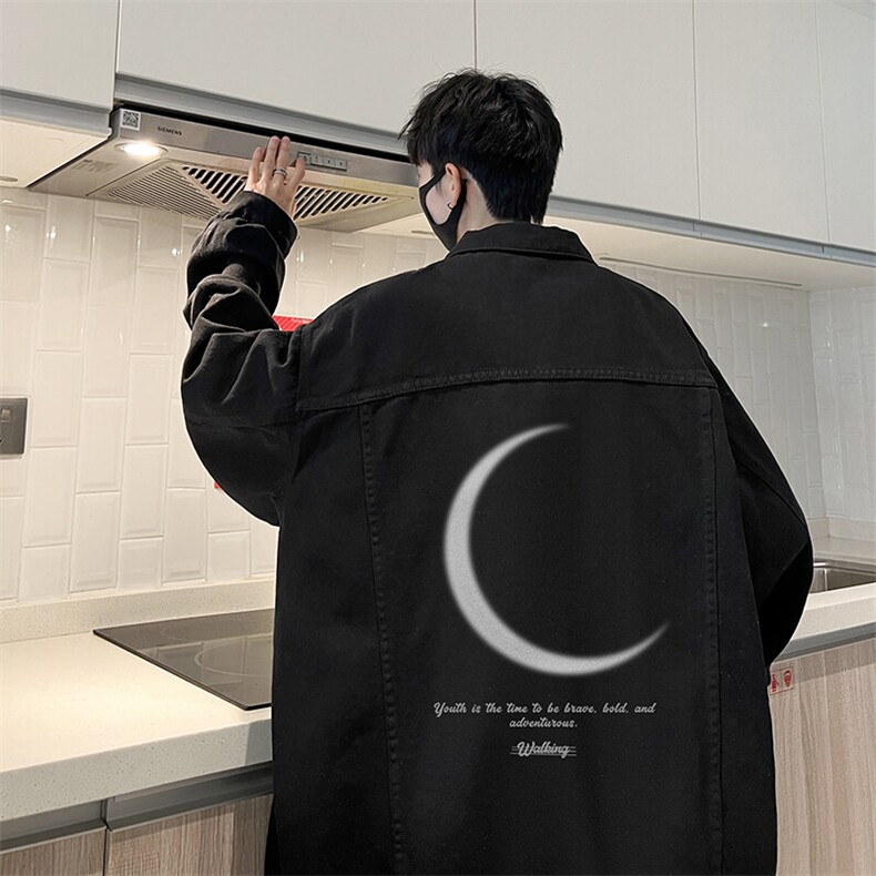 牛仔夹克男大码牛仔外套男茄克 NJ77349-P60图片