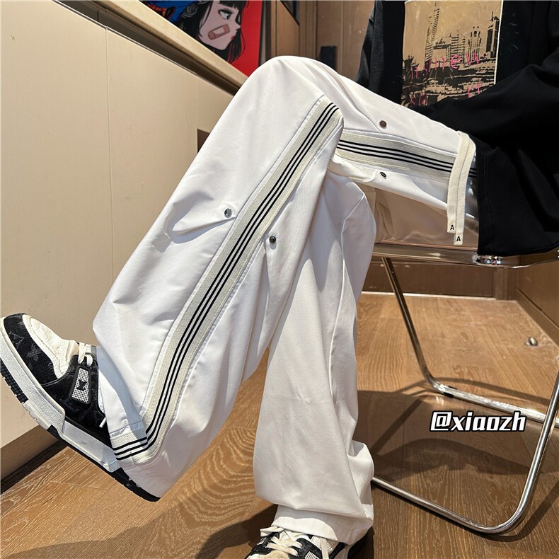 XZ616秋季新款重磅铆钉打褶织带拼接冲锋裤TY1036特P35控68,男装休闲裤,星座512A（原616）