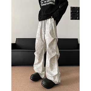 现货 ZK7966-特批35 控68 春夏扎染工艺速干大码男女休闲裤图片