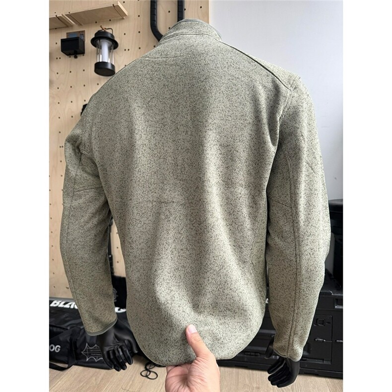 美式cleanfit拉链立领抓绒卫衣美式复古开衫情侣夹克衣LA2399-P69,男装夹克,星座1008