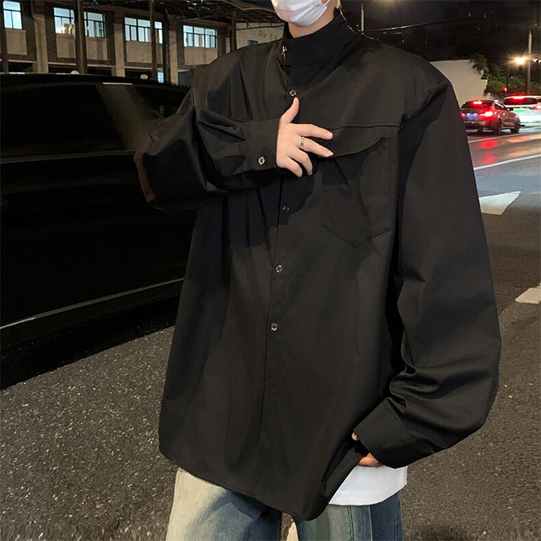 F421P39秋装男生宽松休闲衬衫外套格子上衣,男装衬衫,星座512-6