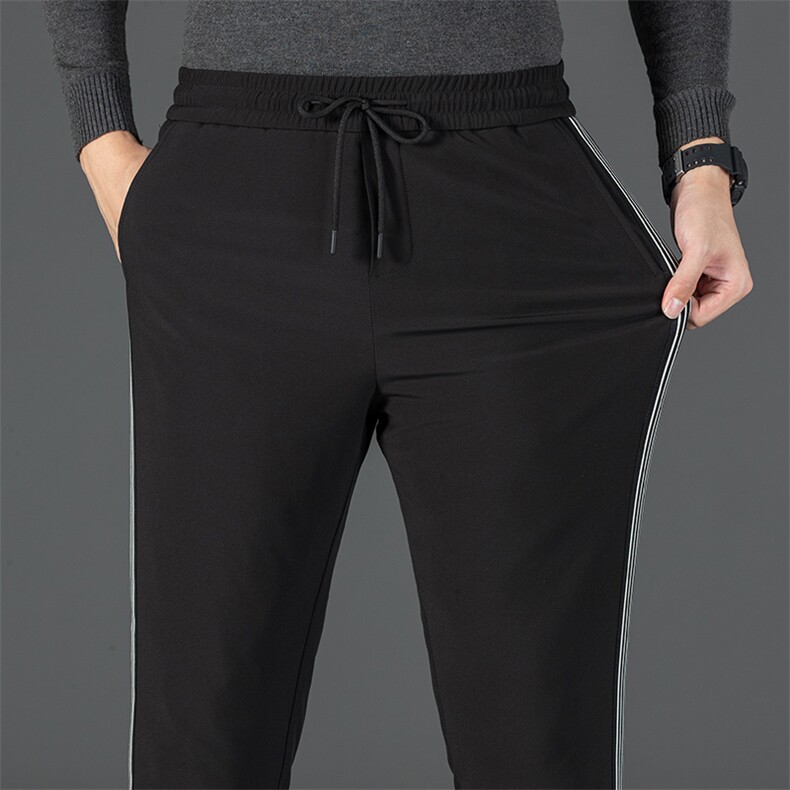 CY801钱塘2020-2冬季厚款商务休闲简约中年男士羽绒裤P95,男装棉裤,钱塘207-2