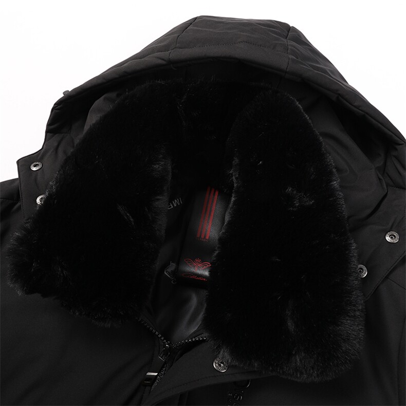 中年加厚保暖中年男士帽子可脱卸棉服爸爸冬装外套QLMMF258-P170，男装棉衣，电商B212（原钱塘6029）