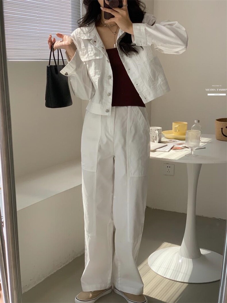 2022香丽迪新款牛仔套装,女装职业装,香丽迪1