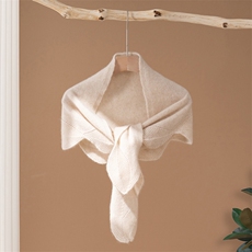 2025年秋季女时尚百搭通勤简约休闲三角巾，围巾，臻歆羊绒