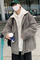 男款冬季羊羔毛加厚加绒冬装棉衣羊羔绒外套M9818P120控158，男装棉衣，电商A157
