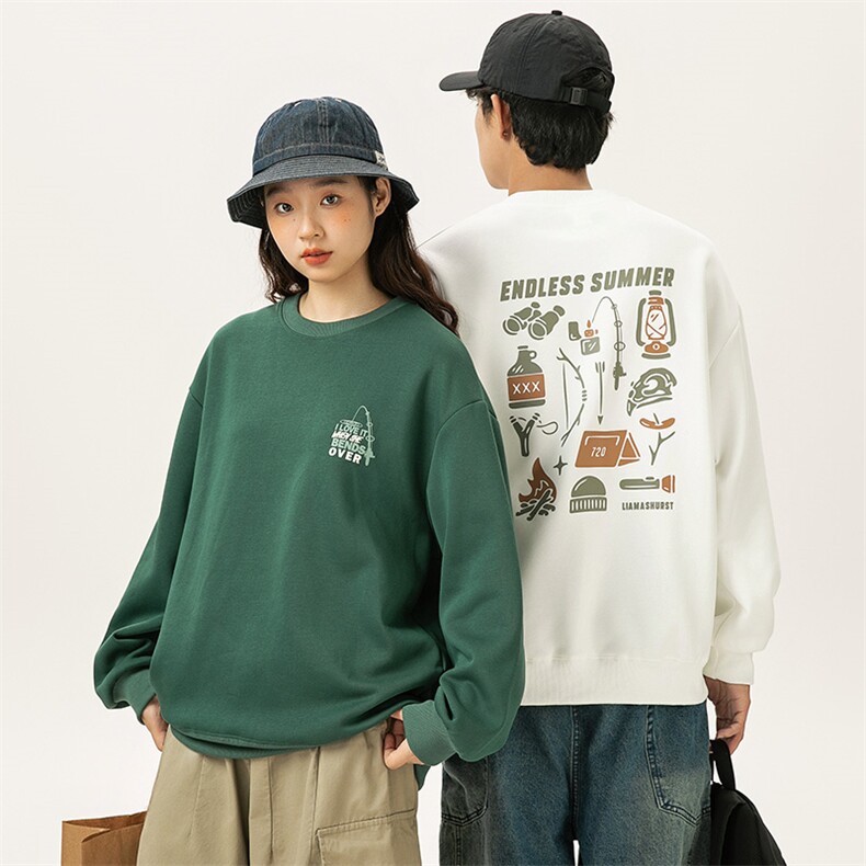2025秋季新款男装日系潮牌宽松卫衣休闲外套WY620-F68,女装短外套,电商A101（原外27）
