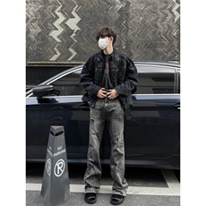 【有货】K12CC-特P78美式高街短款外套男痞帅解构夹克，男装夹克，星座1007（原301D）