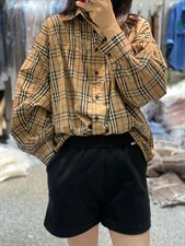 2022秋季新款时尚潮流百搭宽松休闲衬衫，女装衬衫，L·H·X