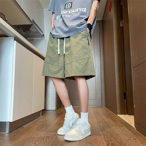 109-H79-P40 M-8XL 夏季大码工装短裤五分裤图片