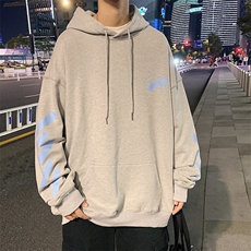 ！数据好！2023春季男士印花连帽卫衣潮牌长袖外套WY236P45，男装卫衣，电商B220