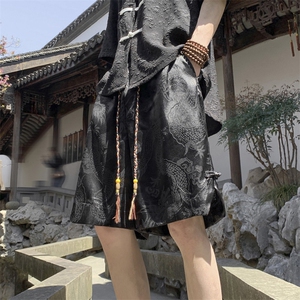 ！2025夏季新款男士龙纹风短裤冰丝五分裤DK272特P33,第33届金鸡奖明星穿搭图片