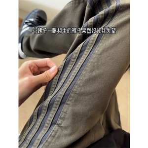 【网图】B221美式ins宽松直筒三条织带休闲裤 LK25470-特P40控68图片