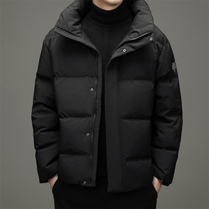 鹅绒羽绒服中青年男短款冬季休闲立领外套2023新款DFLDY5007-P290图片