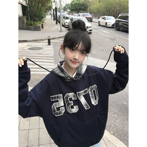 5544-P52原版做工刺绣贴布纯棉华棉复合休闲卫衣薄款/加绒图片