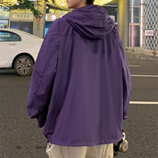 冲锋衣外套男2025春季新款宽松连帽休闲工装夹克潮流A02512-P83，男装夹克，星座308B-2