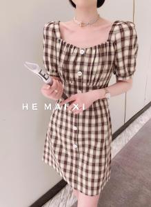 夏季新款格子裙,女装,HEMAIXI 和麥熙