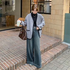 灰色小香风外套2B113-8715-P155-K228，女装短外套，2B113