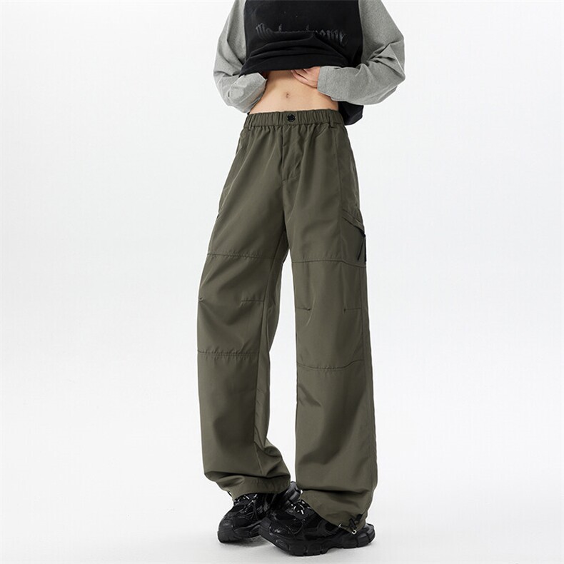 M-8XL春夏款冲锋裤大码宽松美式高街休闲防水多口袋裤子KZ1501P58,男装休闲裤,电商B238