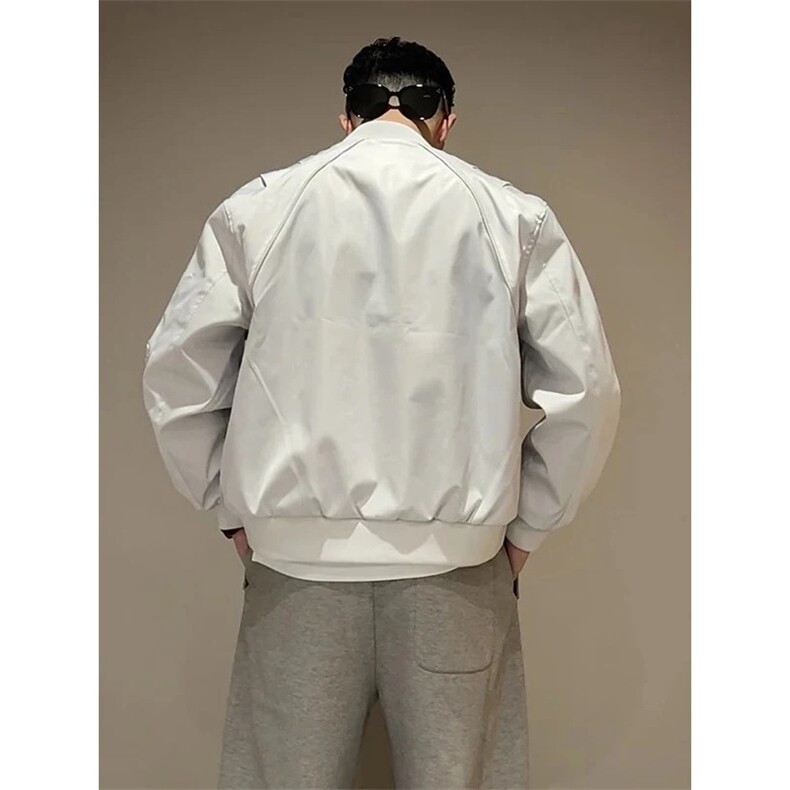 706-1-JK6197-P88特P现货秋季美式短款飞行夹克棒球服外套,男装夹克,星座706-1