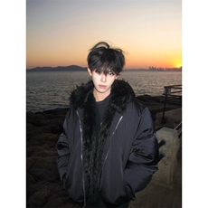网图美潮座山雕加厚夹克版棉服外套W1851/特P125，男装夹克，电商B350