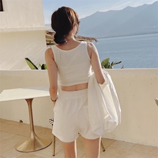 现货2022年夏季新品三件套套装，女装套装/套裙，菡迪欧娜