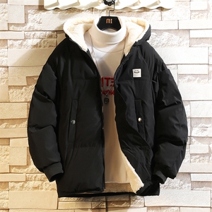 控128加绒面包服男大码羊羔毛棉衣男MY16316-P100图片
