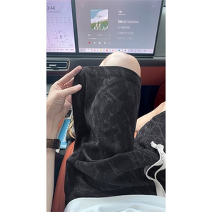 休闲短裤男美式扎染夏季潮牌宽松直筒五分裤子-A2139TP25无差价图片