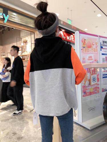 拼色款卫衣，女装卫衣/绒衫，一杭