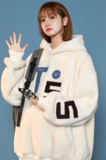 秋冬加绒加厚羊羔绒卫衣休闲毛巾绣连帽外套男女976-P90控价118，男装卫衣，电商A441-1