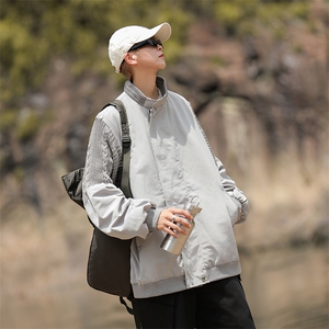 棒球服潮美式复古高街外套男春秋设计感飞行员夹克JK09232-P65