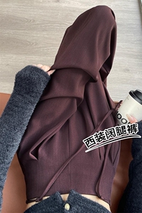 高级感西装阔腿裤女2024秋季新款系带垂感显瘦大裤腿拖地裤裙图片