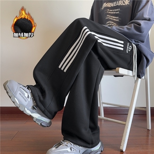 冬季新款美式潮流运动三条杠宽松百搭卫裤B315-K158JR-特p45控88图片