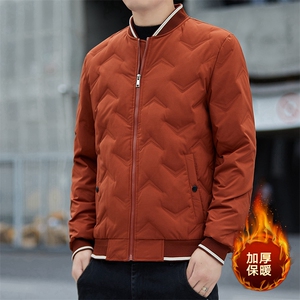 轻薄羽绒服男士2024冬季新款潮牌灰鸭绒翻领上衣休闲保暖外套男装图片