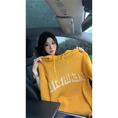 现货连帽卫衣男女春秋新款毛衣时尚洋气针织衫上衣情侣帽衫，男装针织衫/毛衣，星座302B
