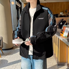 标准拉链长袖外穿青少年美式机能夹克男士秋季潮牌春秋立领JK502，男装夹克，星座506