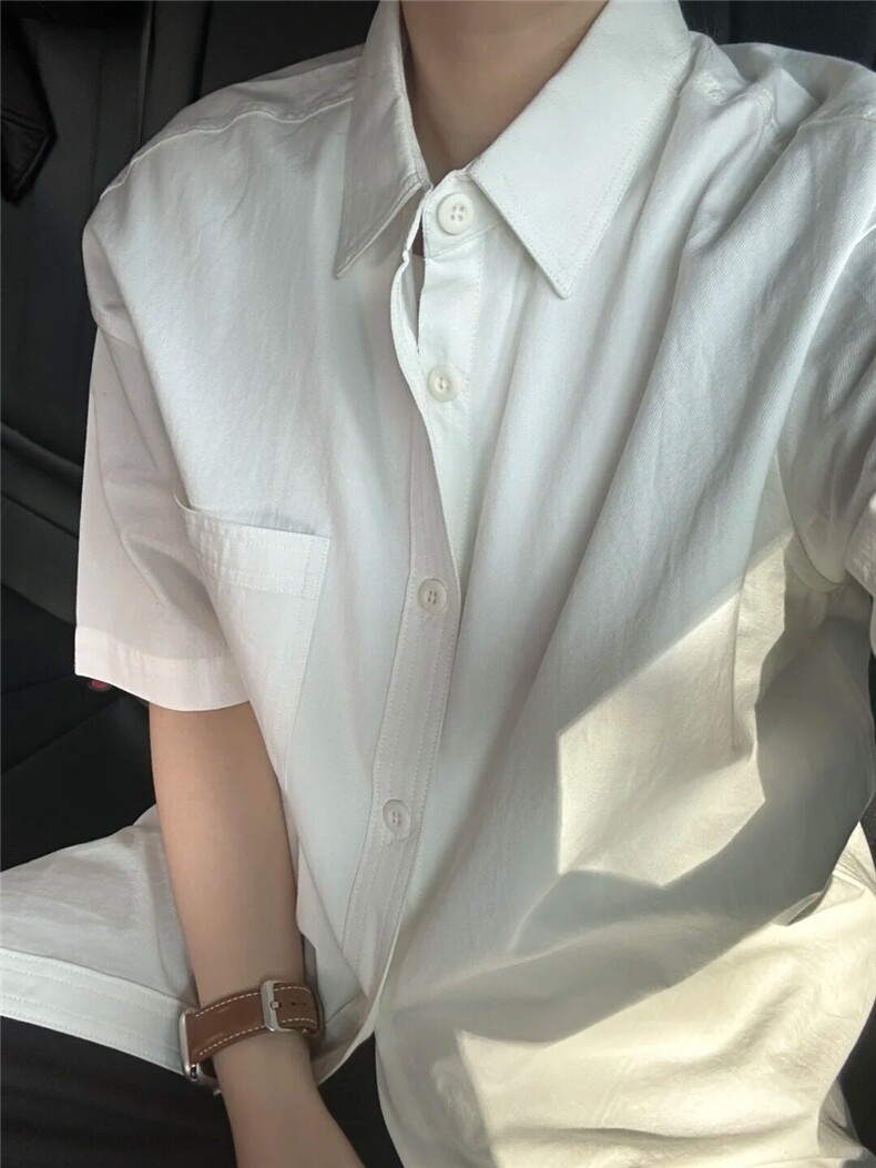 纯棉短袖衬衫1302-GC36-特P35控68成分100棉,男装T恤,星座1302