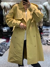 2022年春季欧美气质修身过膝高端大衣外套潮，其它，L·H·X