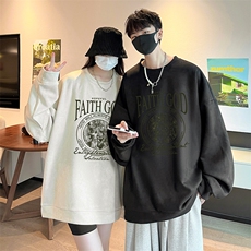 麂皮绒卫衣男大码重磅长袖t恤男JW81388-P35，男装卫衣，电商A040