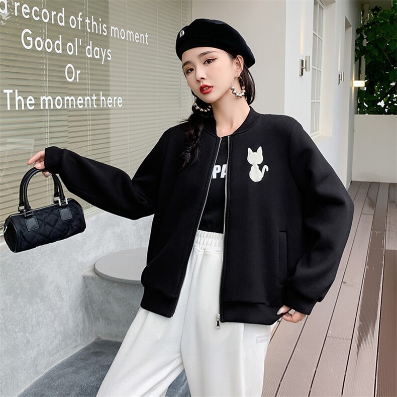 现货2025新款春秋季棒球服女设计感小众春装棒球夹克外套春,女装短外套,天丽