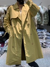 2022年春季欧美气质修身过膝高端大衣外套潮，其它，L·H·X